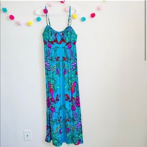 Lilly Pulitzer Joanna Silk Maxi Dress size 4